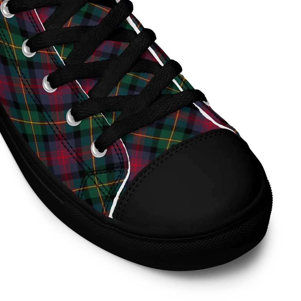 Logan Tartan Men's High Top Shoes product image (11)
