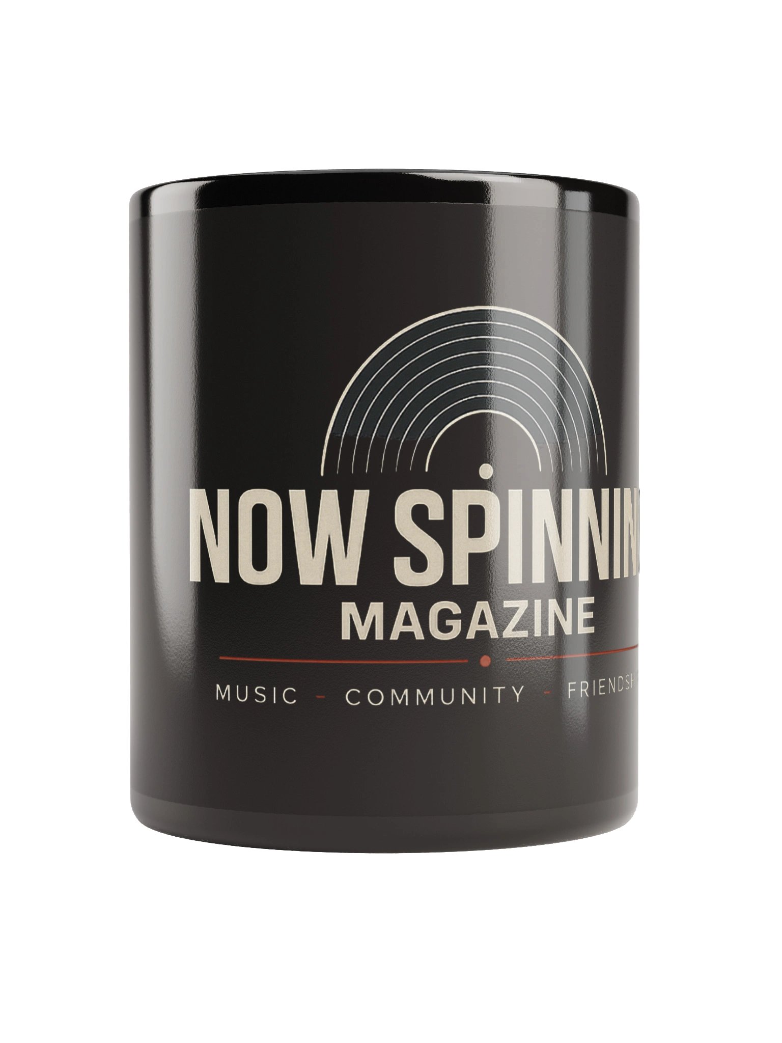 Now Spinning Magazine Black Mug product image (4)