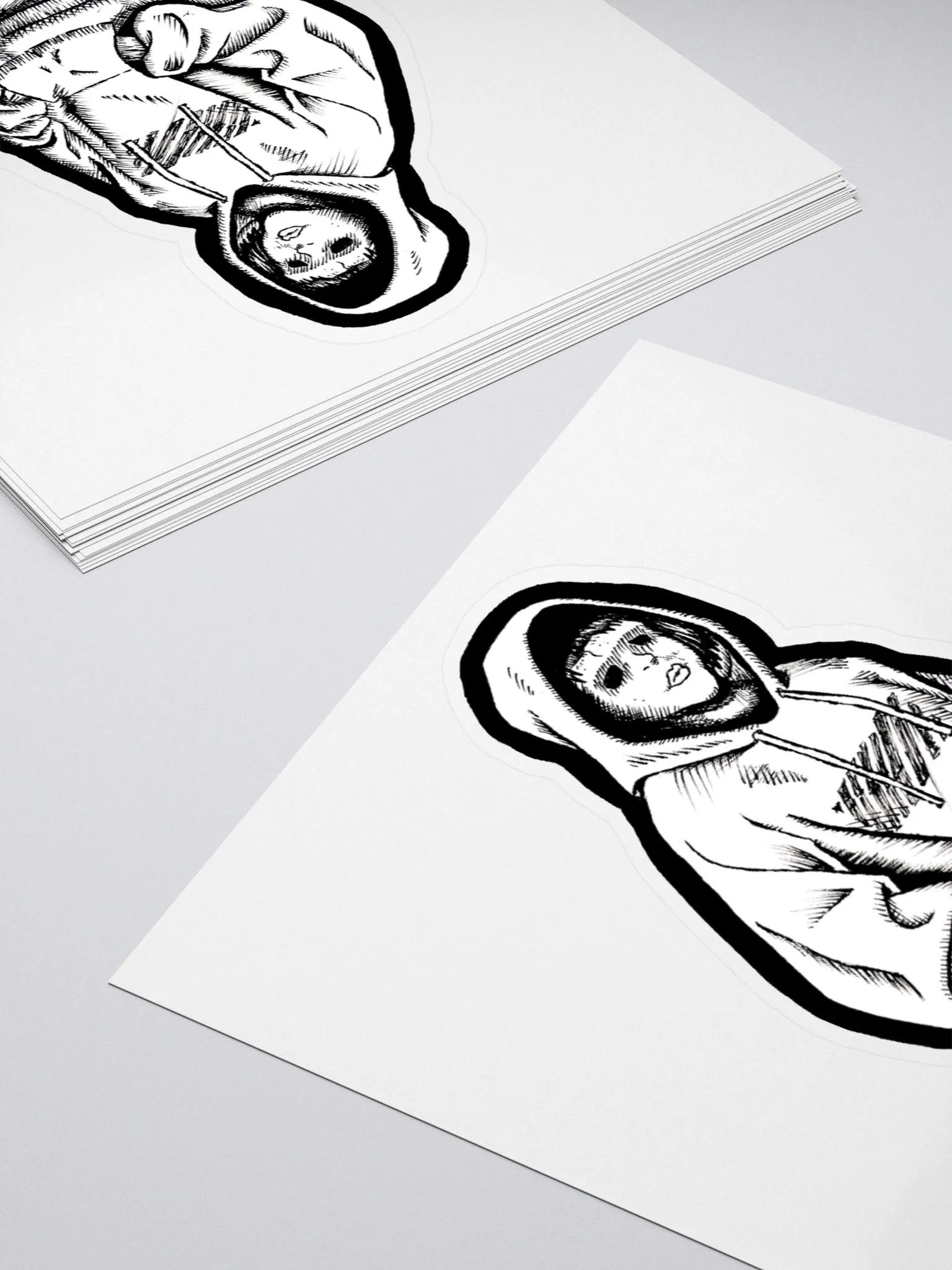 Hoodie Girl Sticker product image (4)