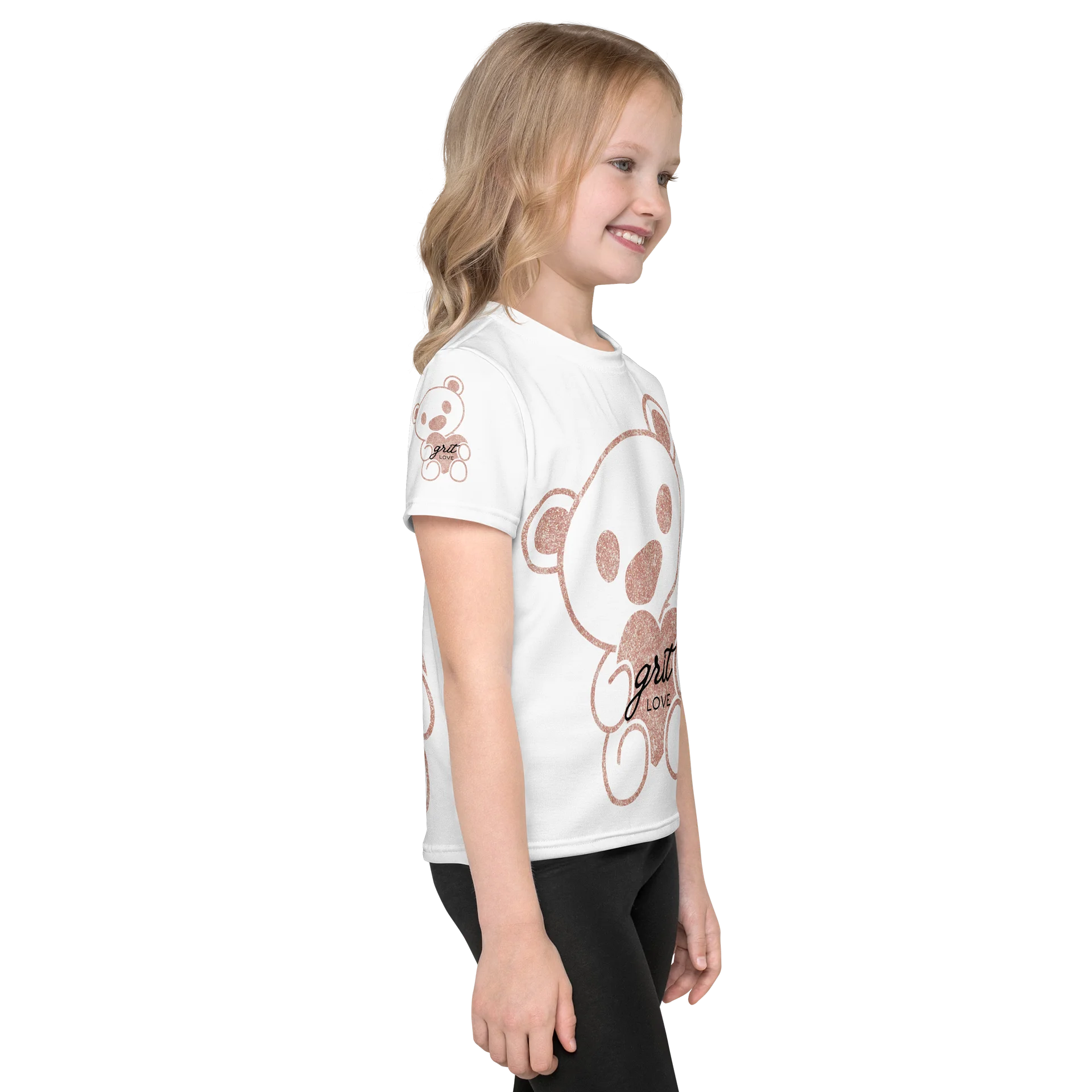 Grit & Love Sparkly Teddy Kids Tee product image (4)