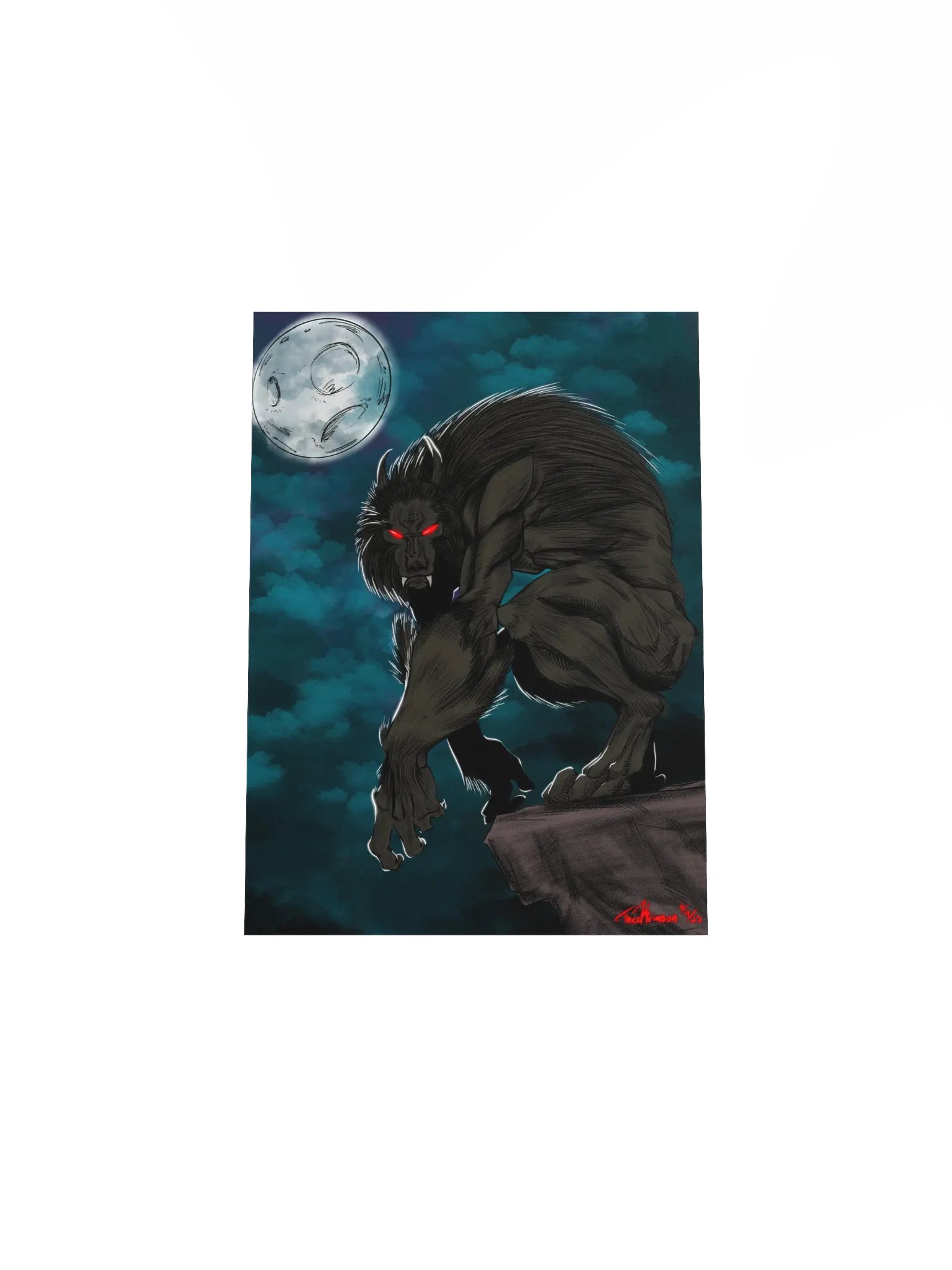Werewolf - Signed Matte Poster product image (22)