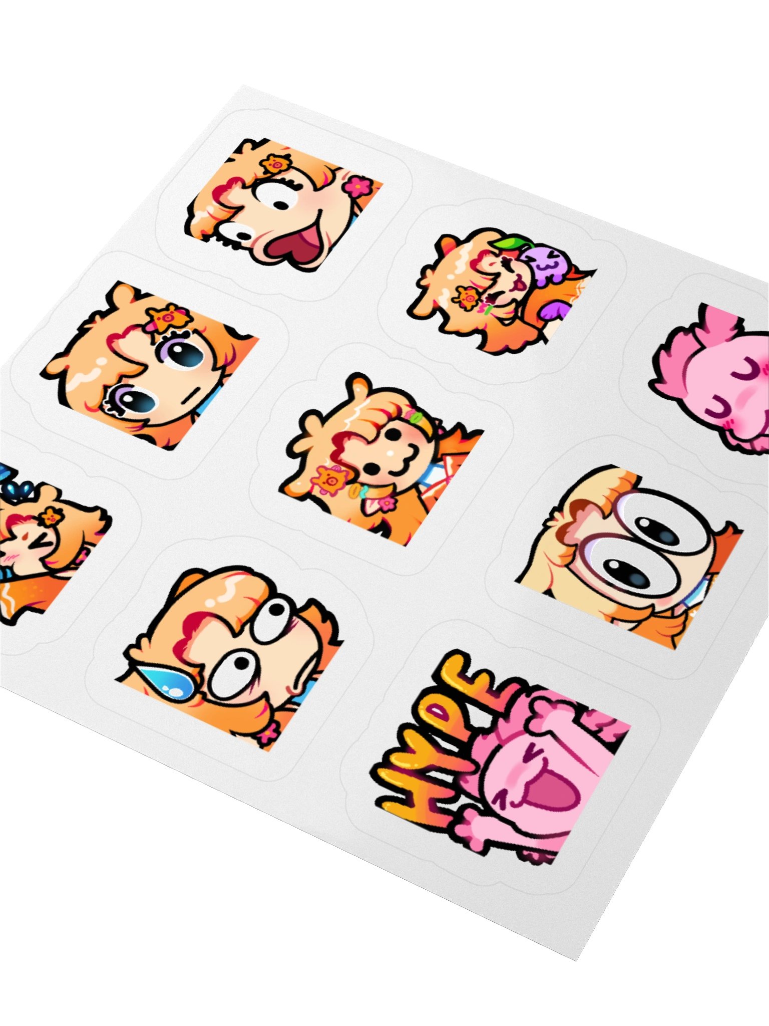 Piichi Emote Sticker Pack product image (9)
