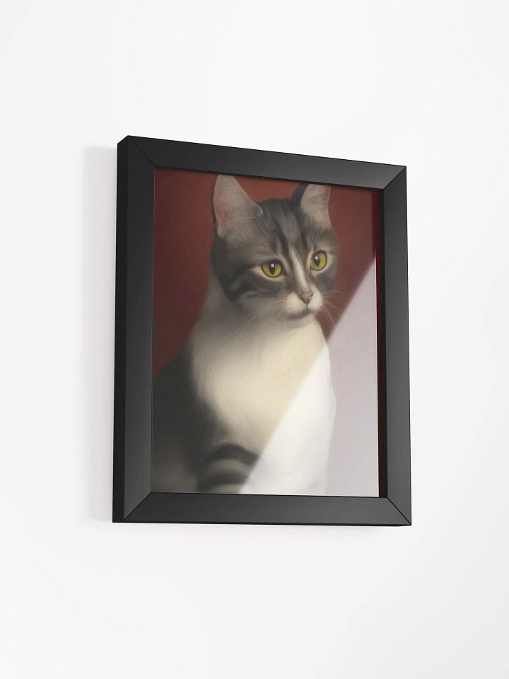 Cat Portrait Framed Matte Artprint product image (6)