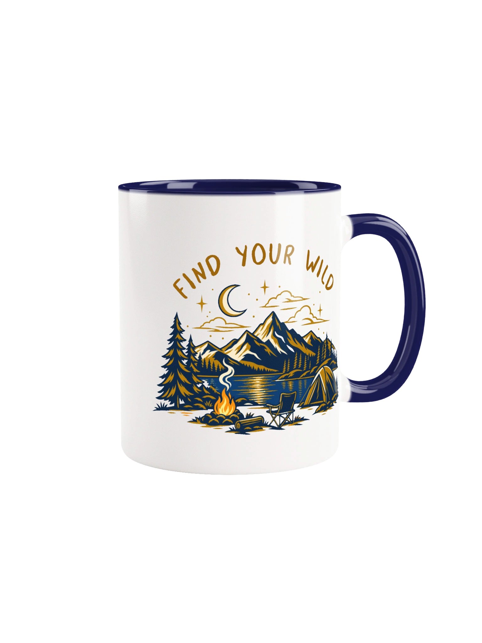 Find Your Wild - Mountain Camping Coffee Mug | 11 oz & 15 oz product image (1)