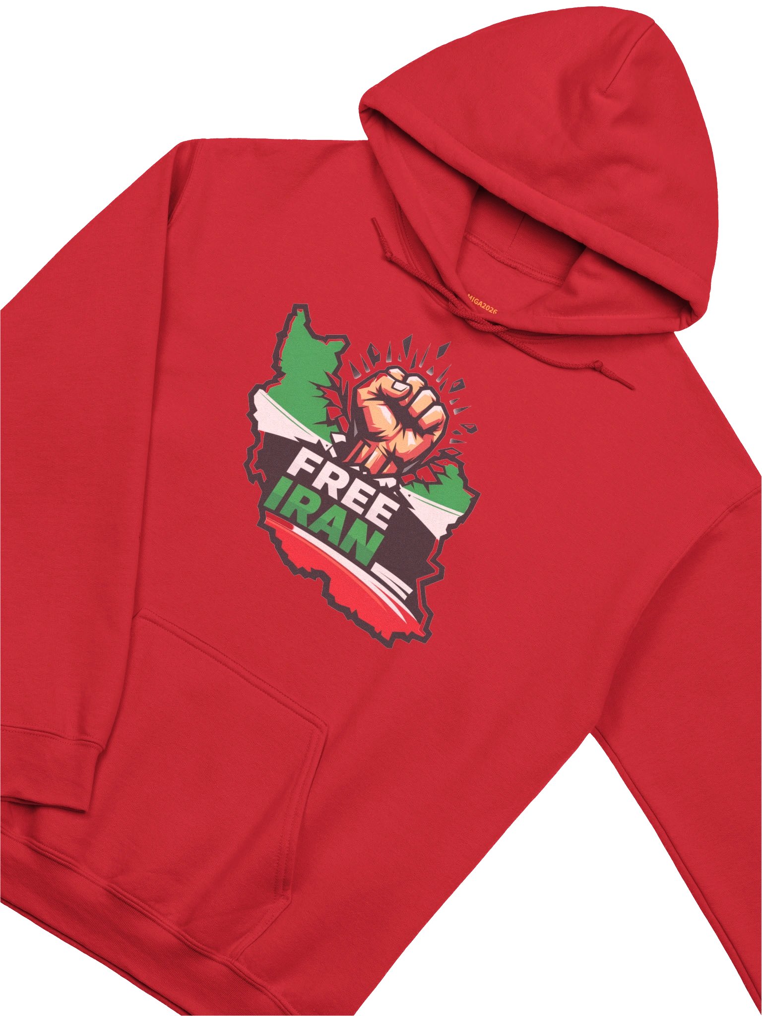 Free Iran Map Pride Unisex Hoodie product image (21)