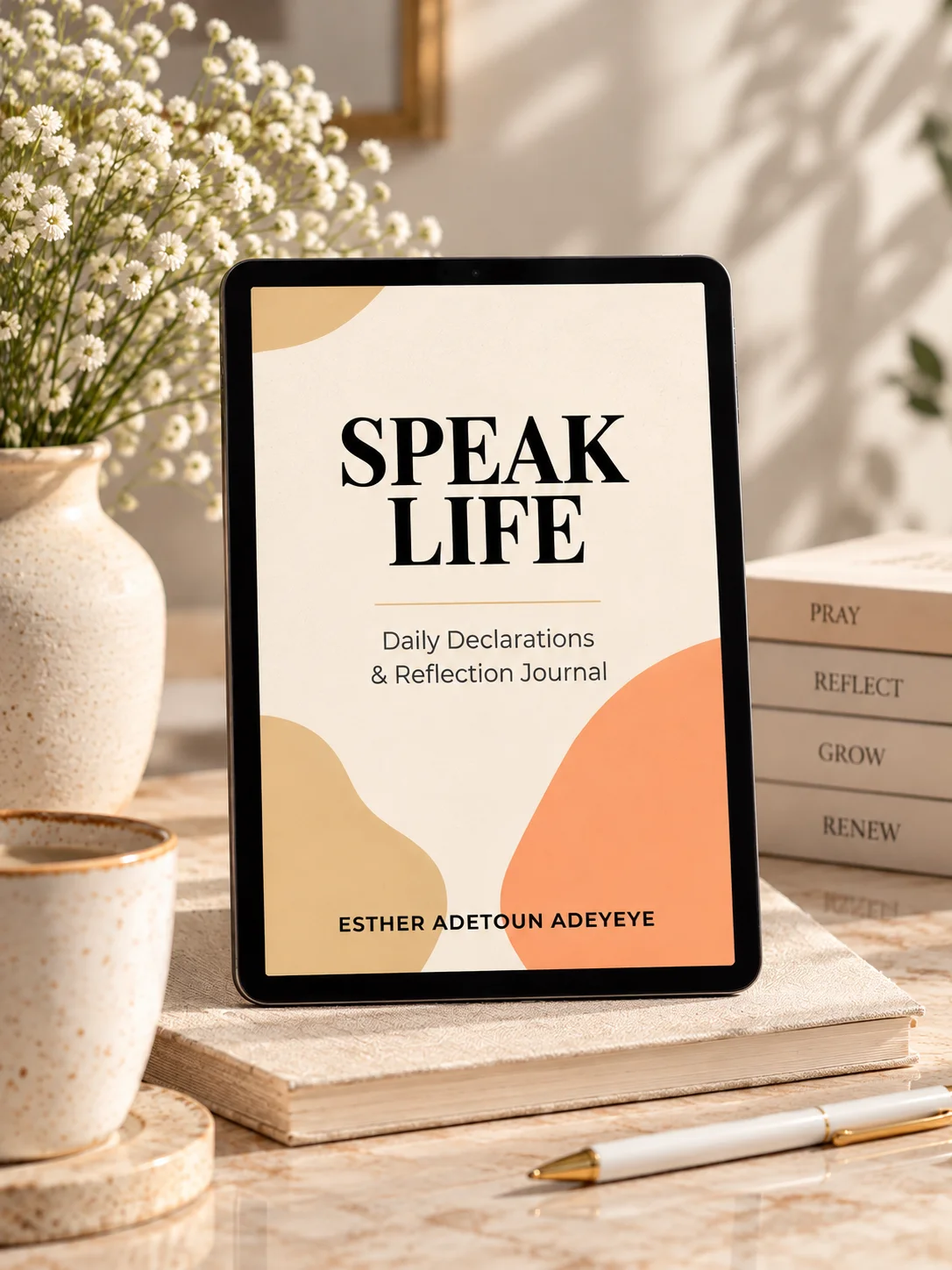 Speak Life: Daily Declarations & Reflection Journal | eBook + Paperback Available product image (1)