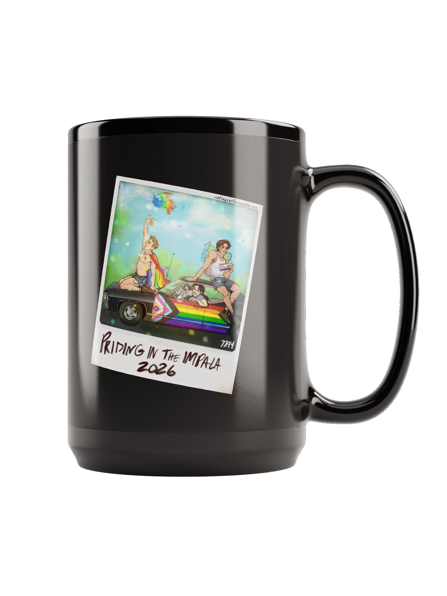 Pride 2026 - Black Mug product image (3)