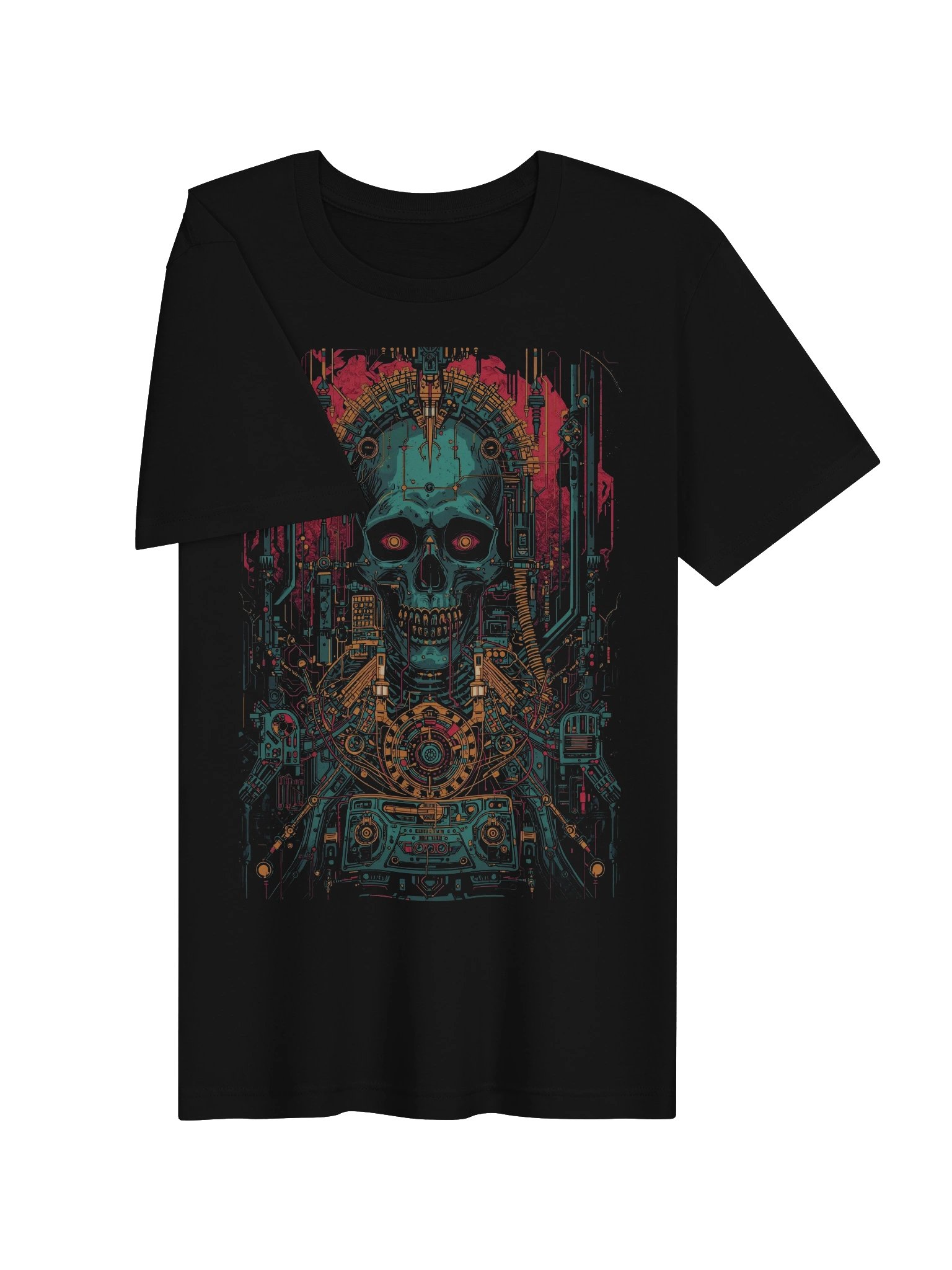 Cybernetic Skull Lightweight T-Shirt product image (6)