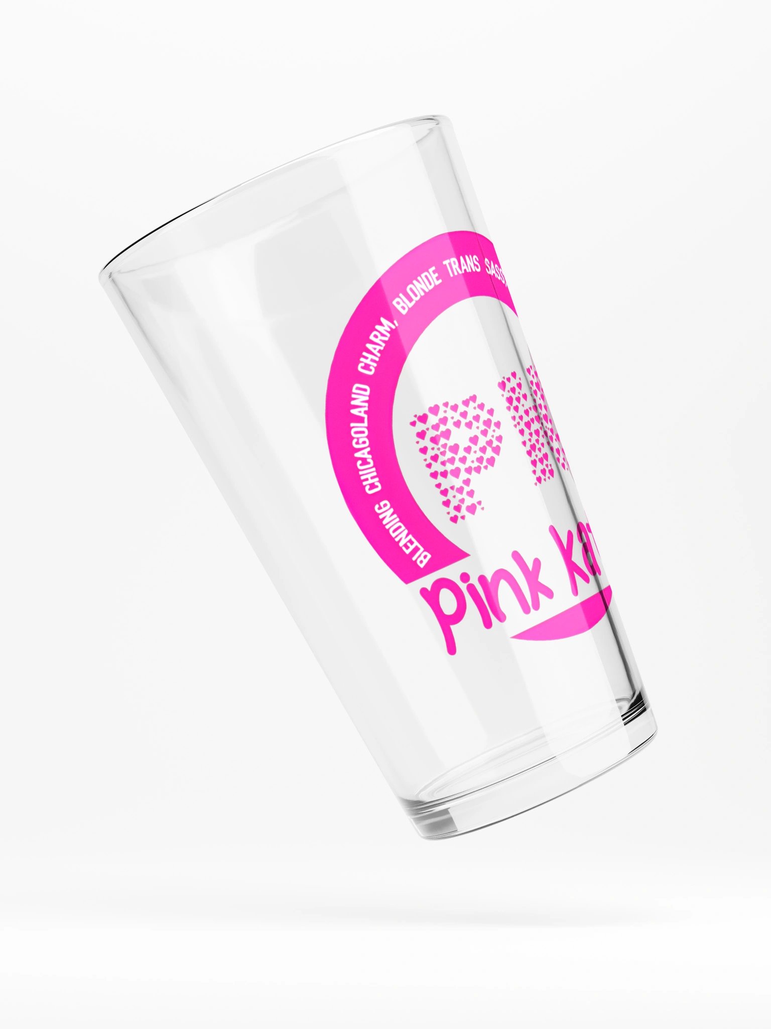 PK Heart Logo Shaker Pint Glass product image (4)