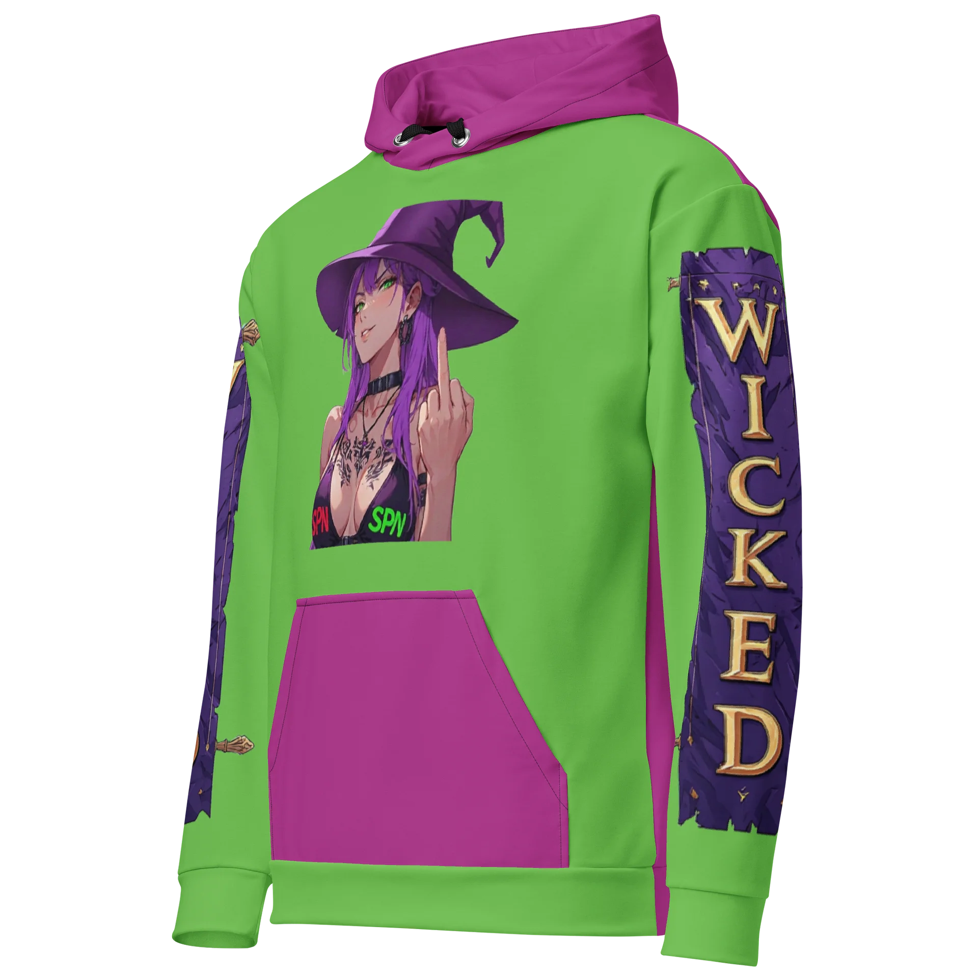 Rebellious Witch All-Over Hoodie product image (3)