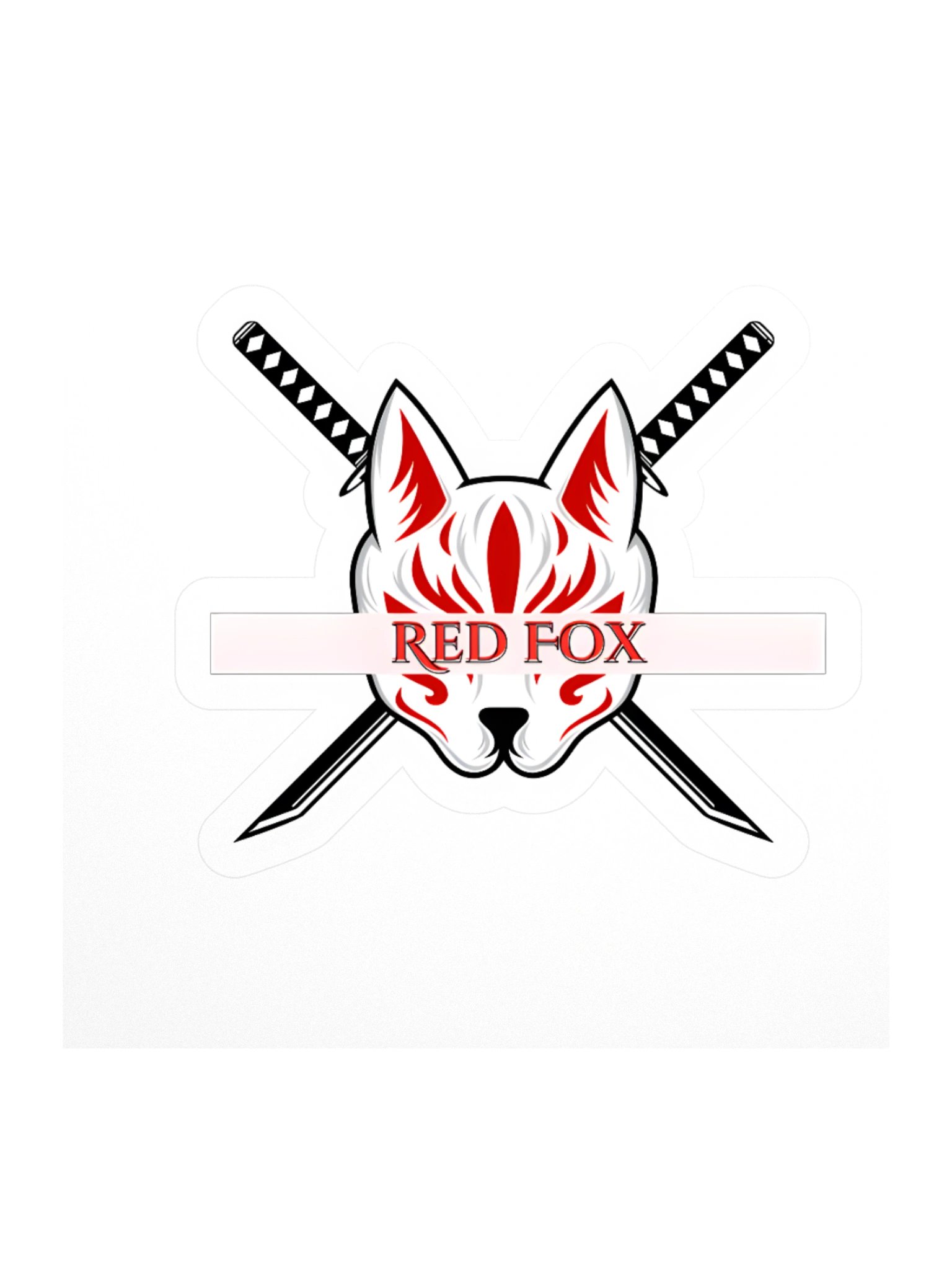 Red Fox Warrior Sticker product image (4)