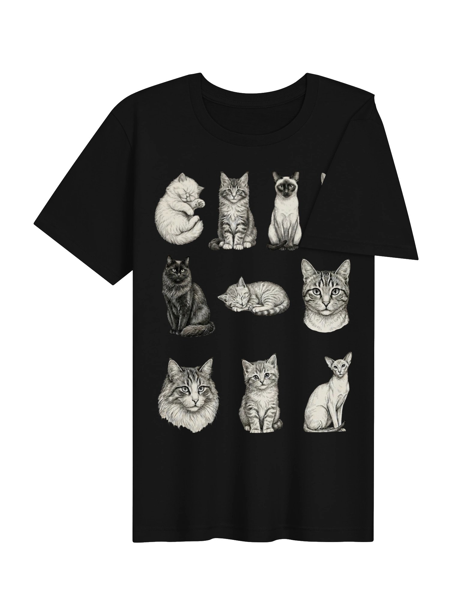 Vintage Cat T-Shirt product image (4)