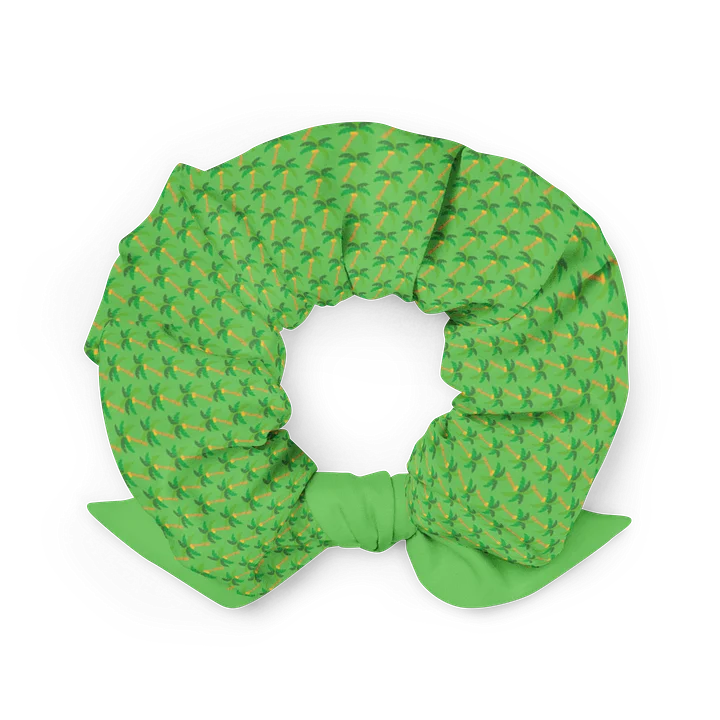 Tropical Breeze Palm Print Scrunchie product image (2)