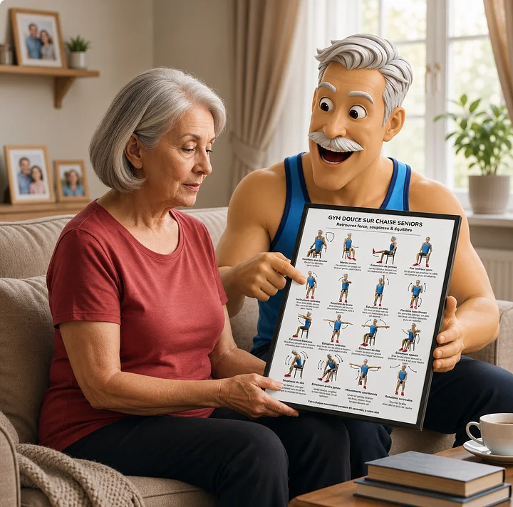 Cadre Gym douce sur chaise pour seniors product image (2)