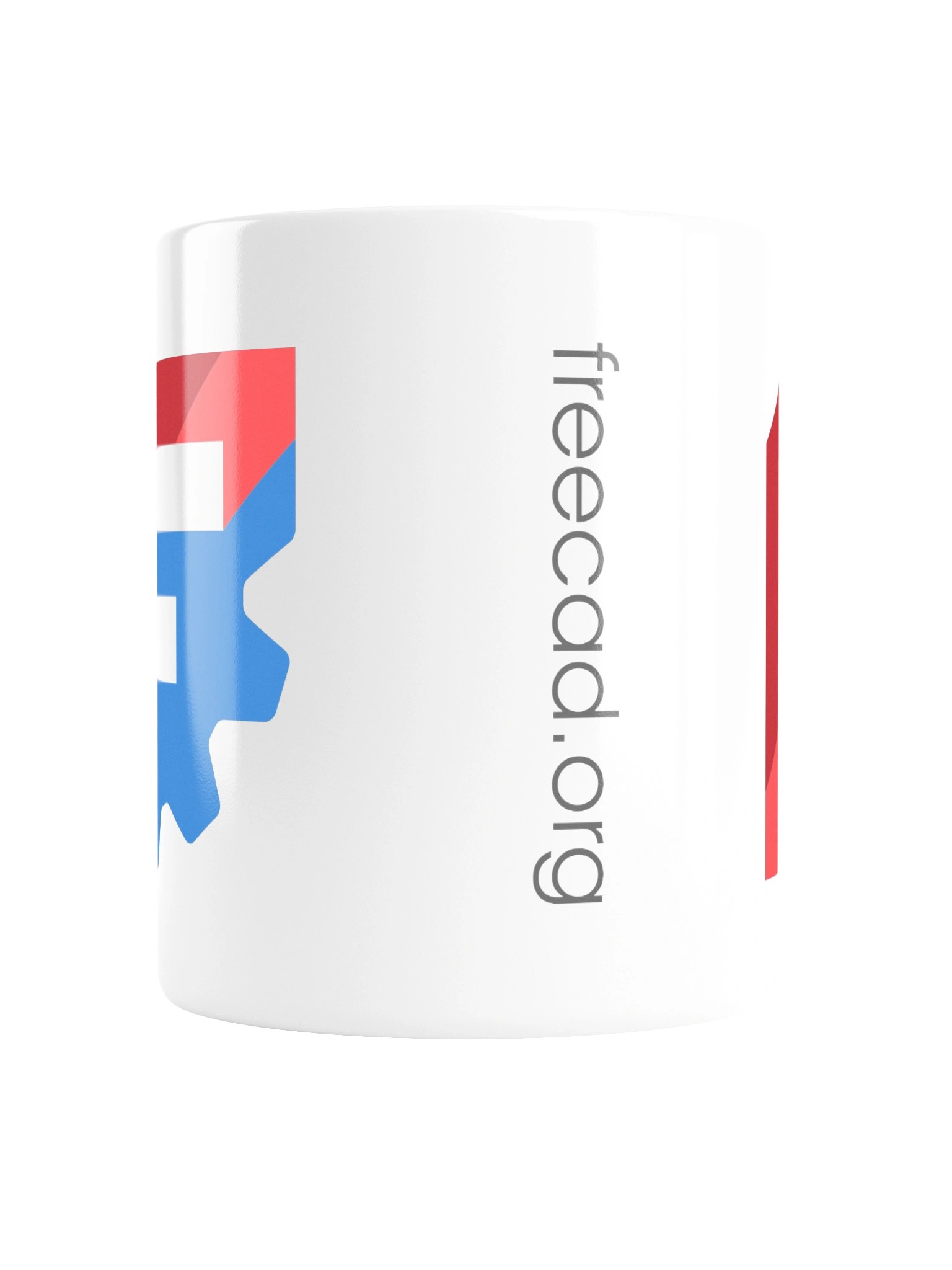 FreeCAD Ceramic Logo Mug - White product image (2)