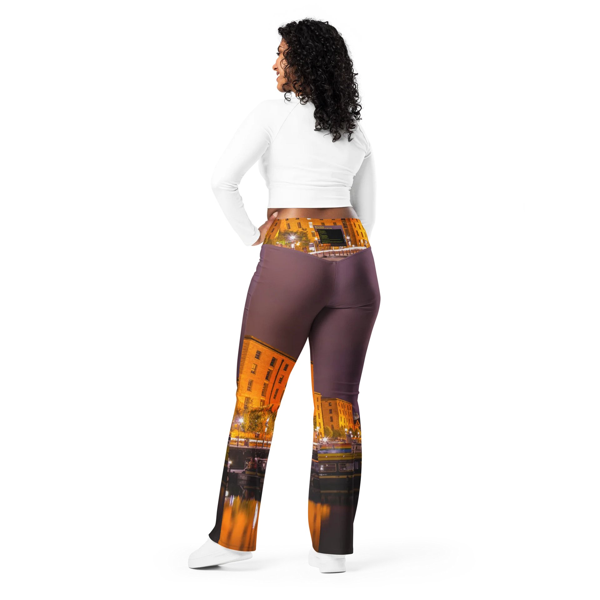 'Somewhere in the City' Flare Leggings product image (3)