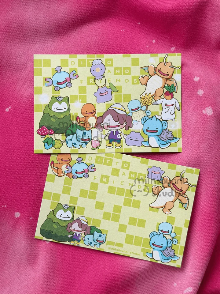 Ditto and Friends Postcard product image (1)