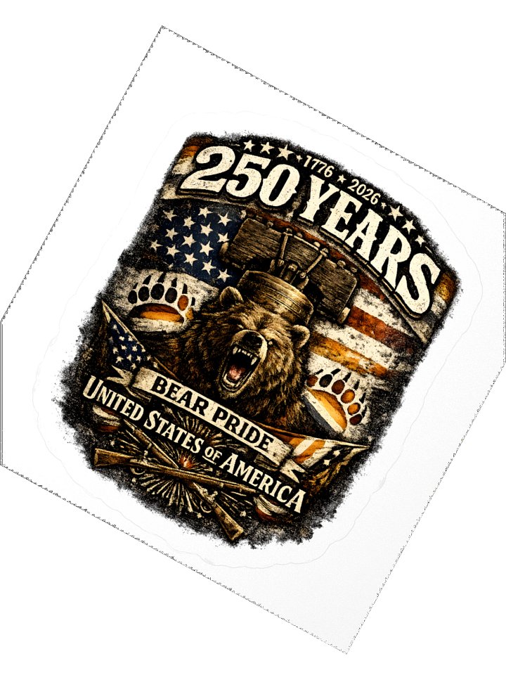 Limited Edition - Bear Pride 250 Celebration Sticker product image (4)