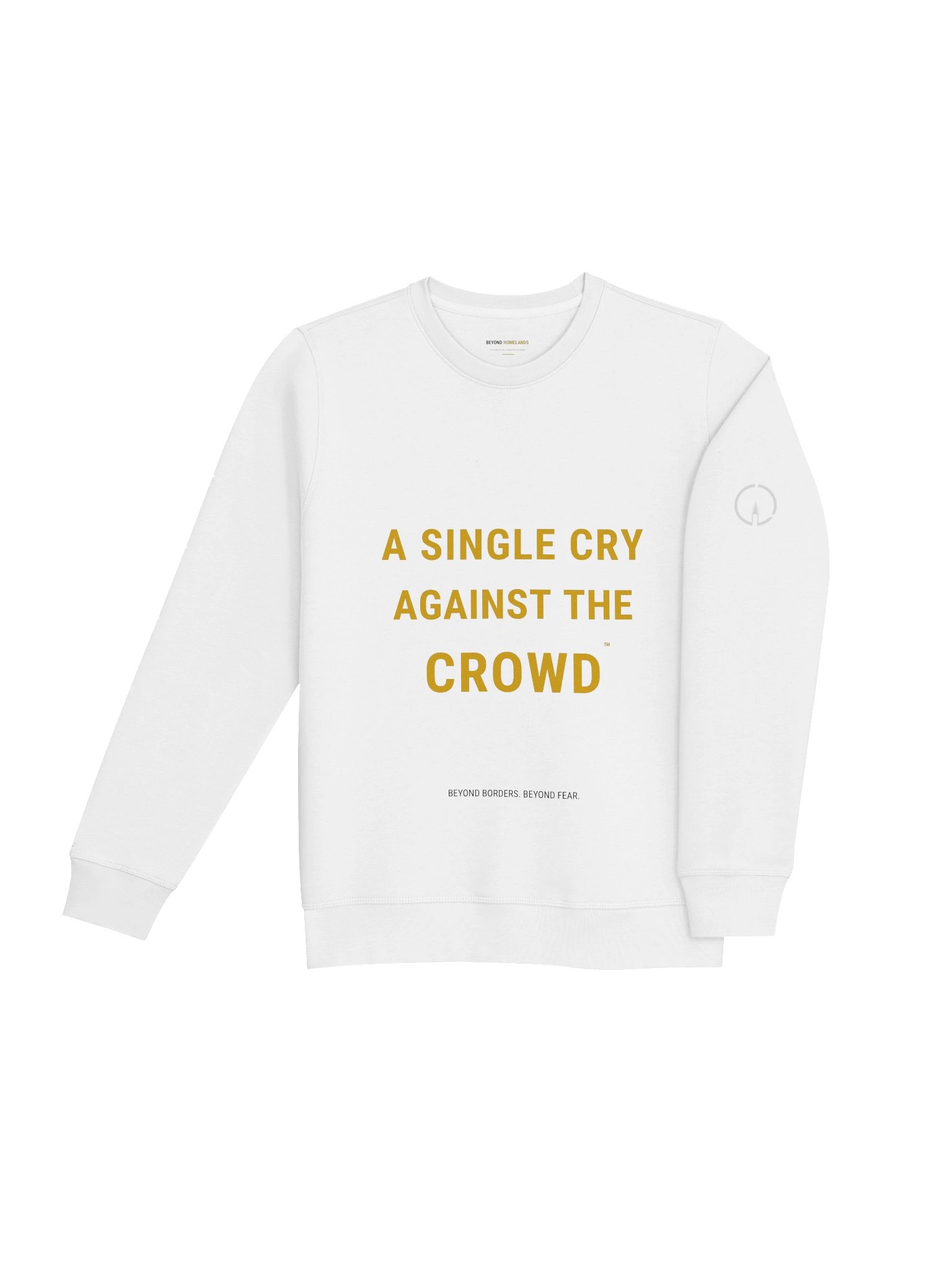 A Single Cry Against the Crowd™ Organic Signature Sweatshirt product image (4)