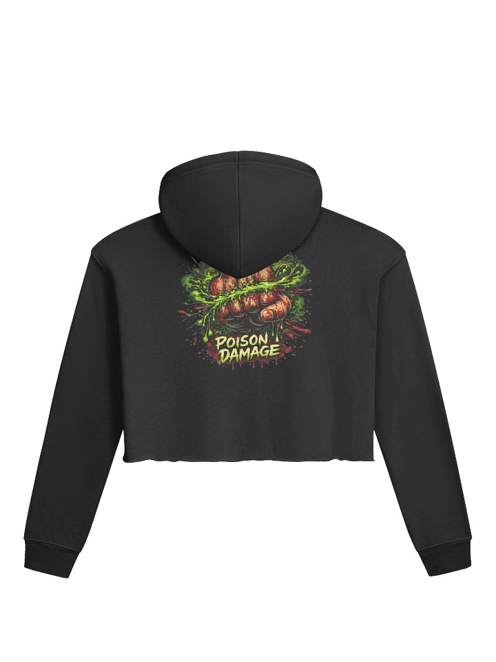 POISON DAMAGE CROP HOODIE product image (2)