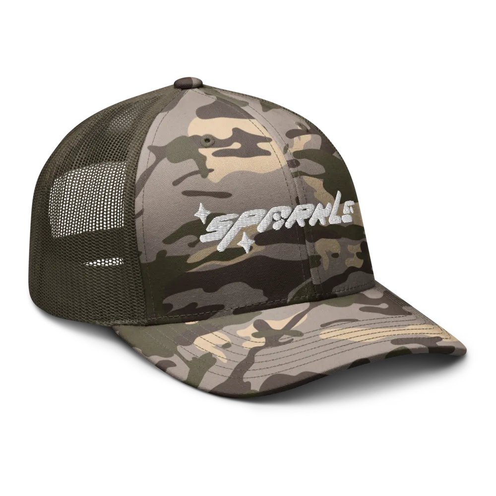sparkle camo trucker hat product image (6)