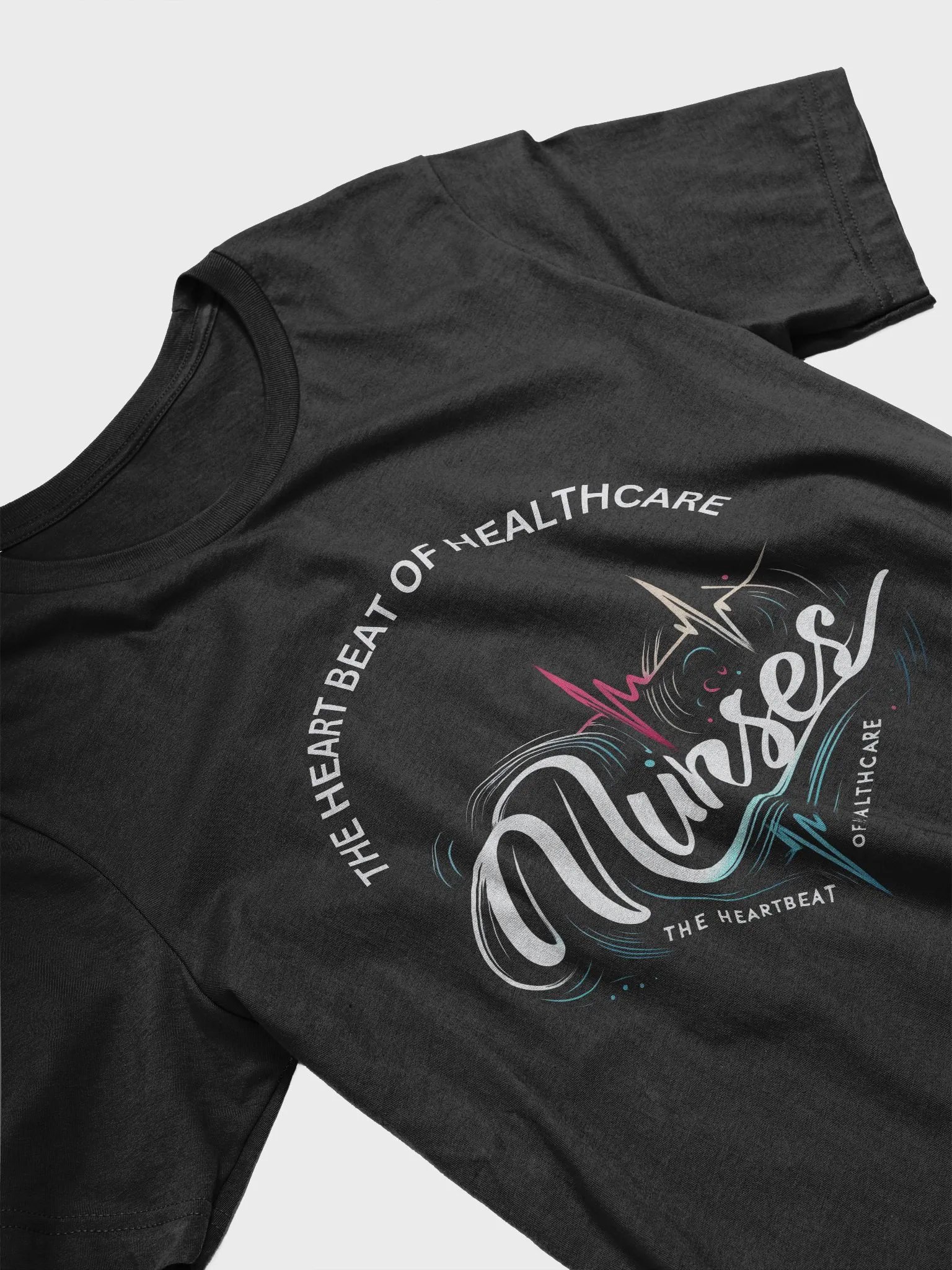 Nurse Heartbeat Graphic Tee product image (31)
