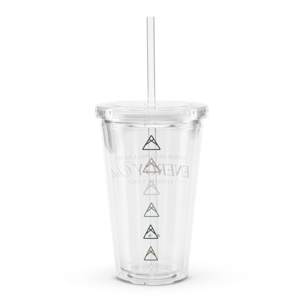 Energy Club Clear Plastic Tumbler | Sip Society product image (2)