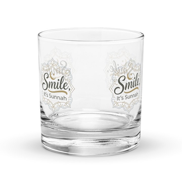 Smile it's Sunnah - Small Glass Cup product image (2)
