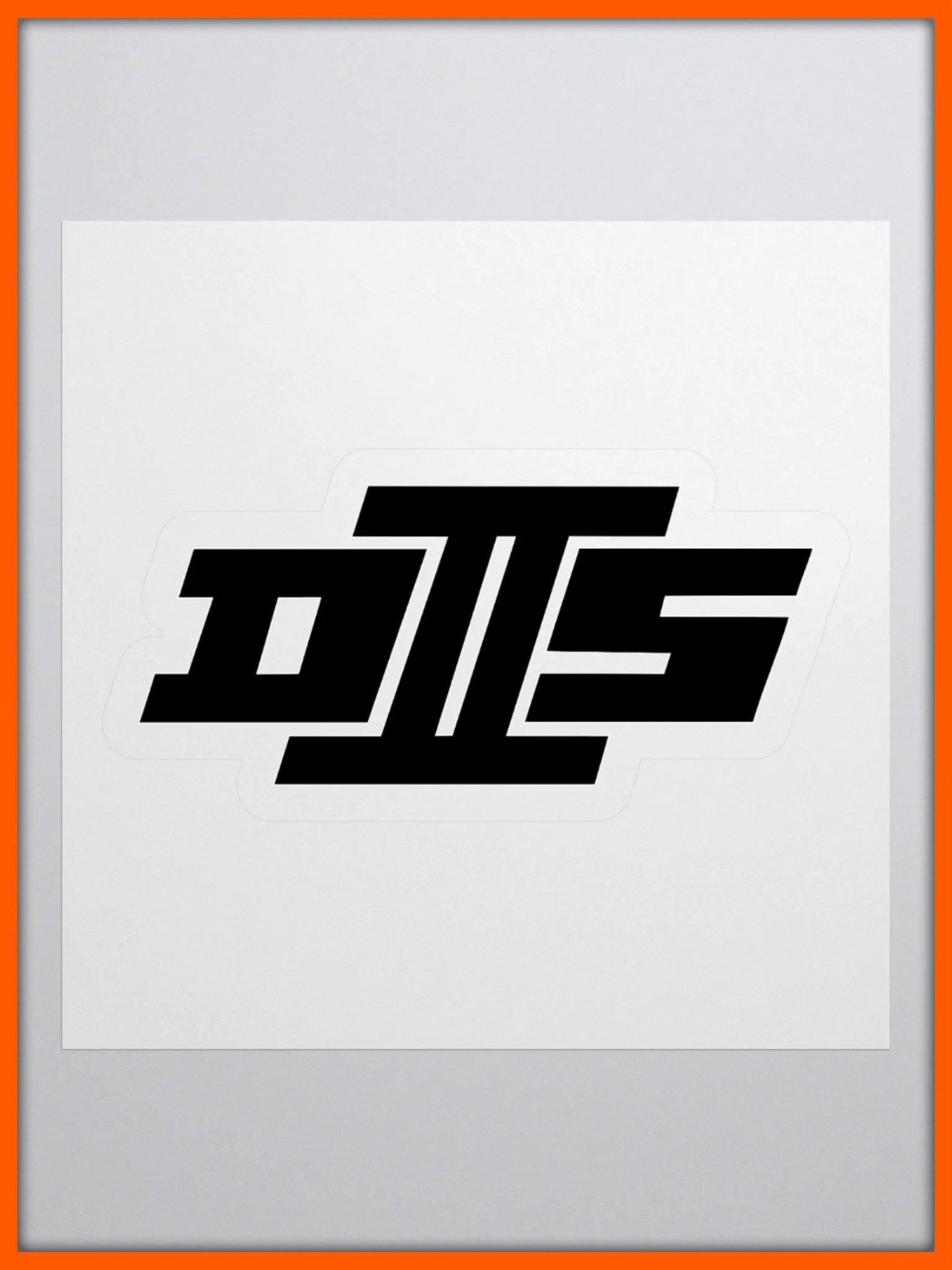 D2S "Coal" Sticker product image (1)