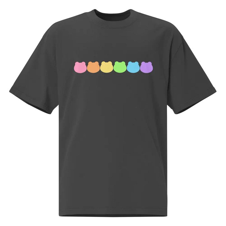 Rainbow Fronk Oversized T-Shirt product image (1)