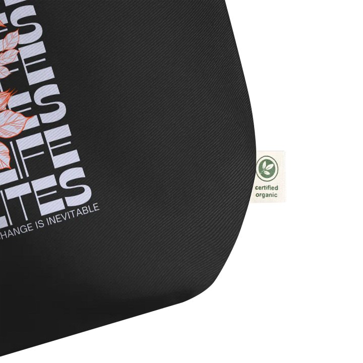 LowLifeHighLites Eco Cotton Floral Tote Bag product image (2)