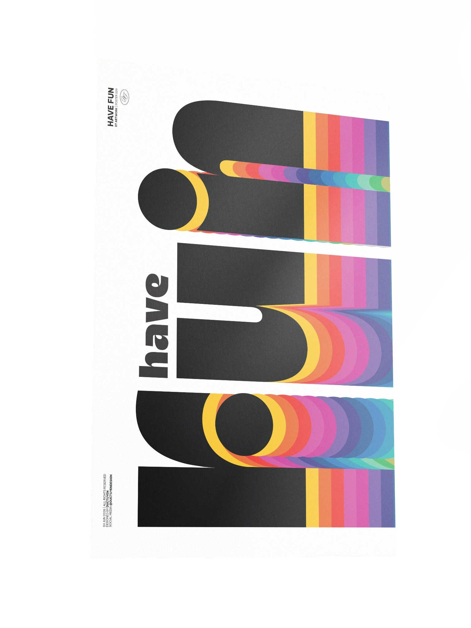 "Have Fun" Print Poster (Unframe) product image (6)