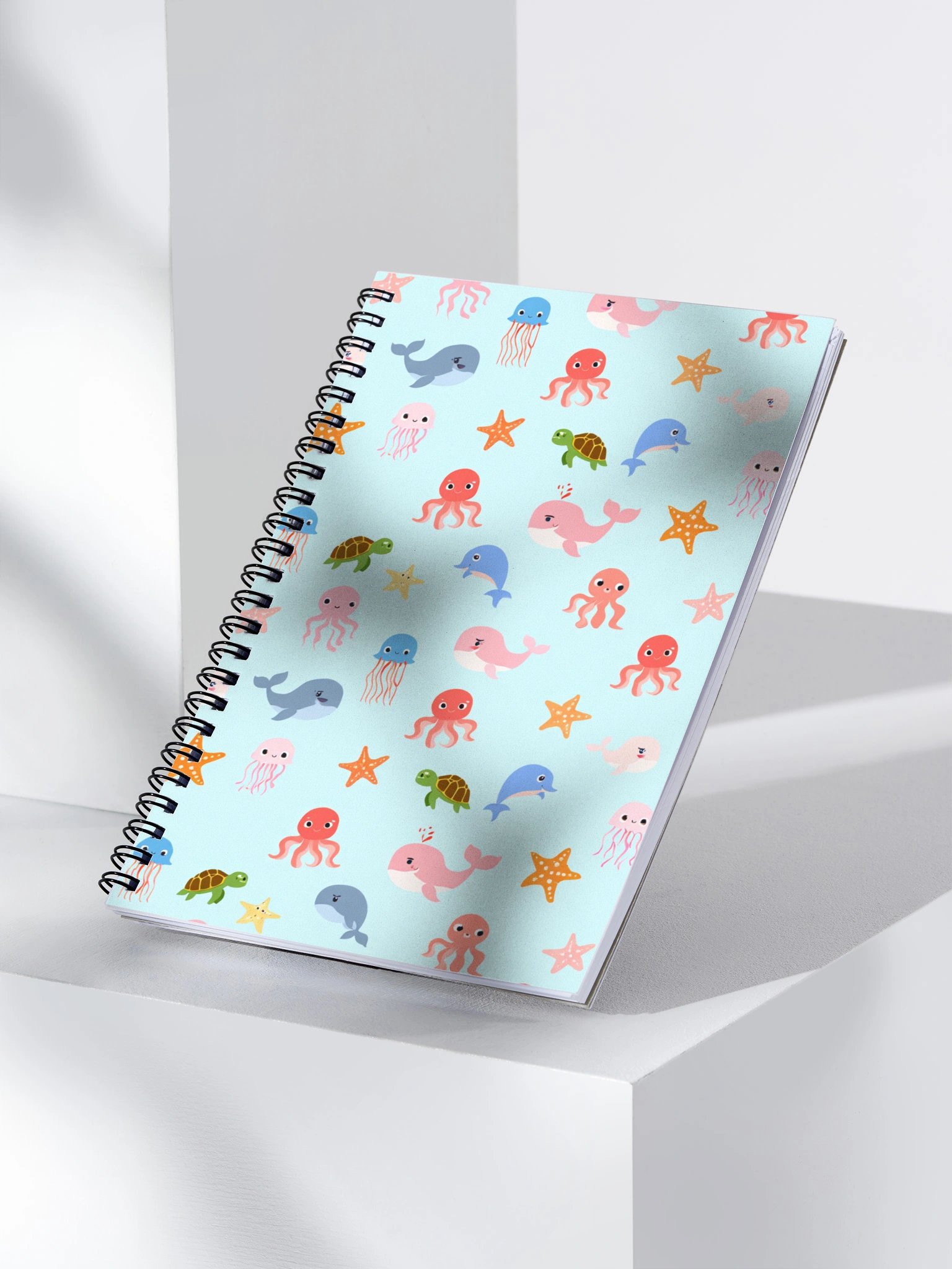 Whimsical Sea Creatures Spiral Notebook product image (3)