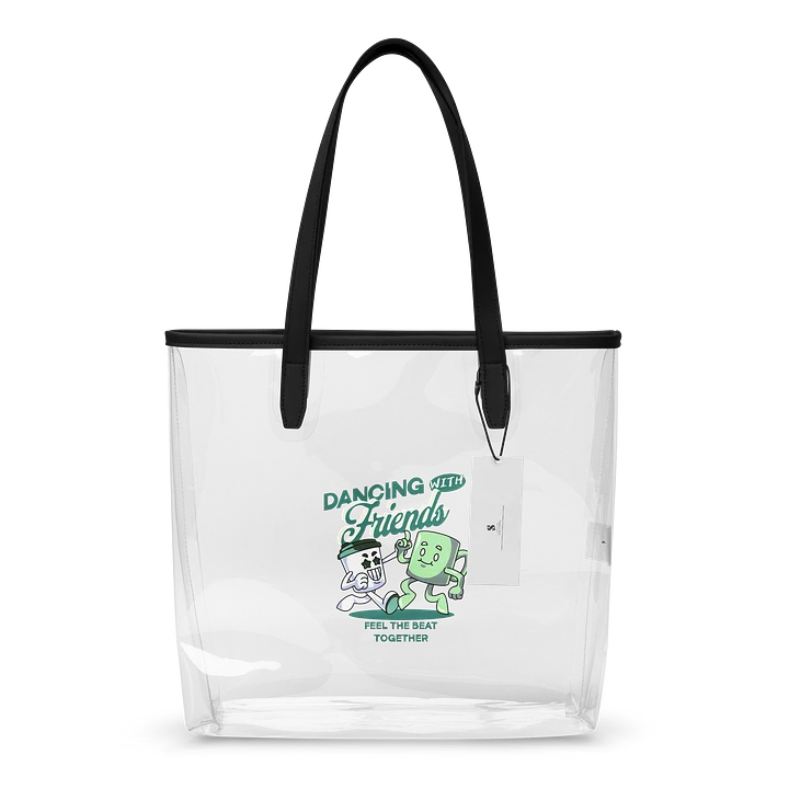 Clear Tote Bag Dancing With Friends product image (1)