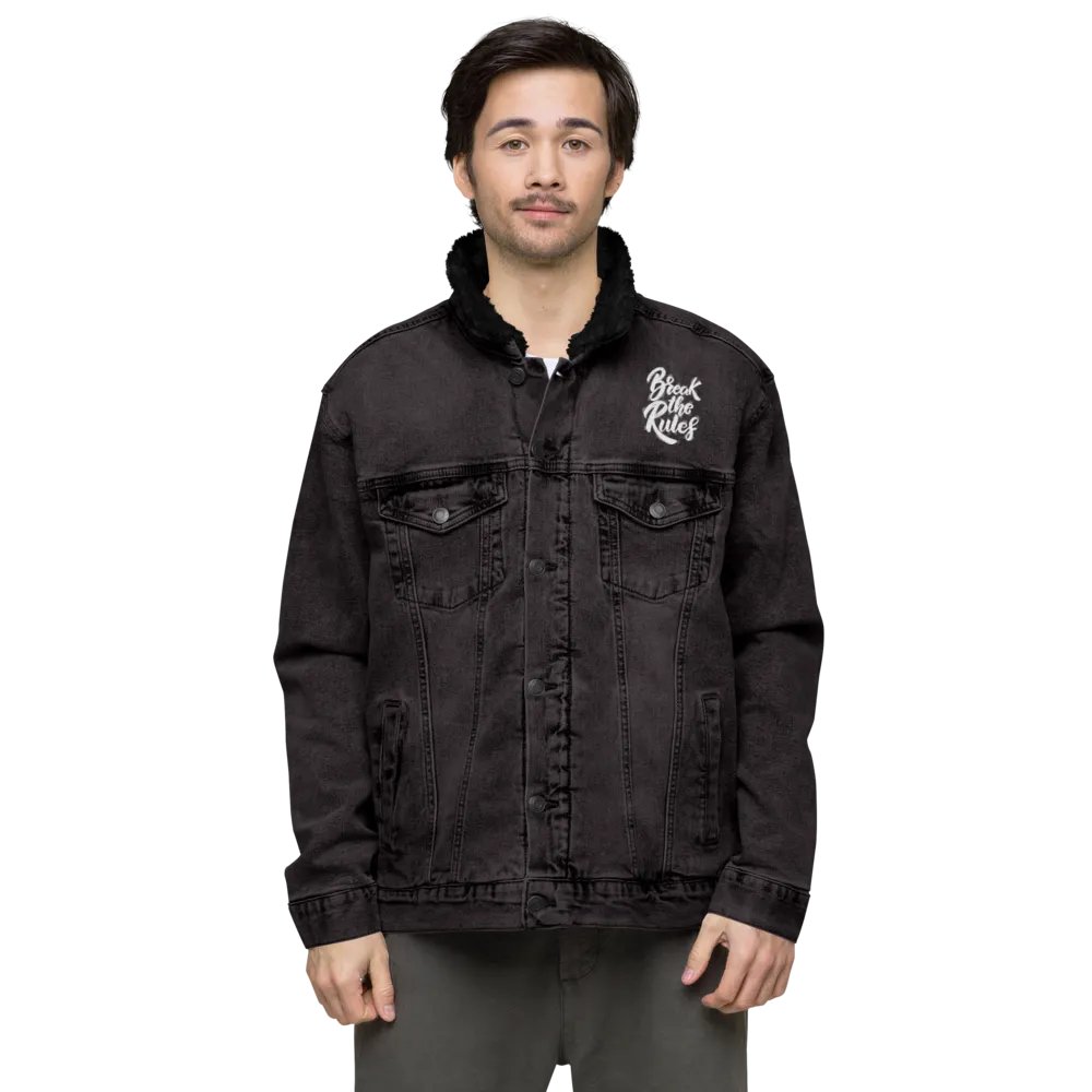 BREAK - Cosmic Symbol Unisex Denim Jacket product image (5)