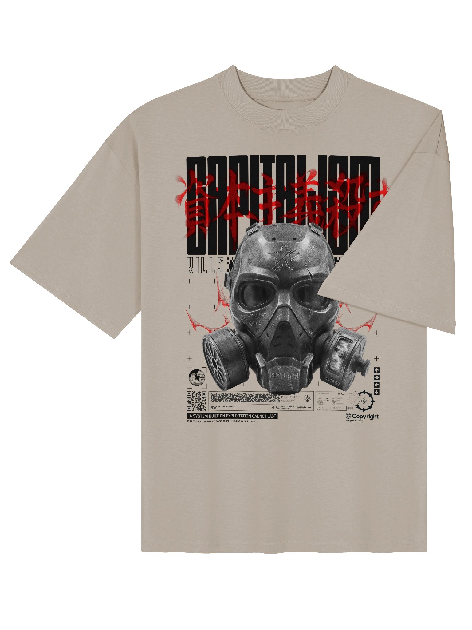 CAPITALISM KILLS (UNISEX OVERSIZED) product image (4)