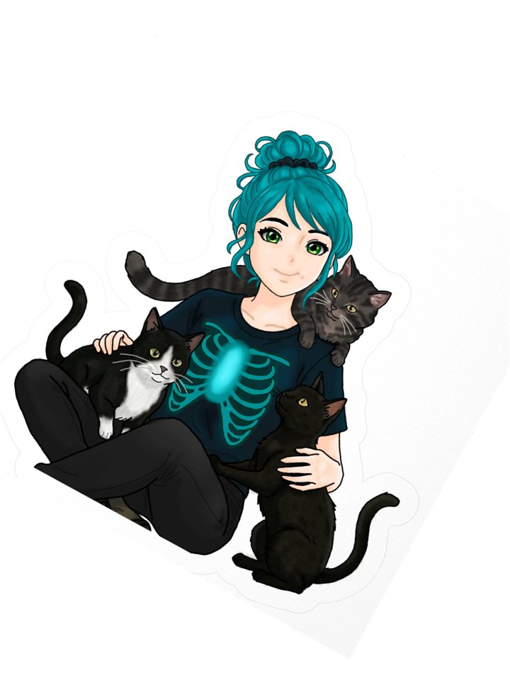 Kathadora & Their Kitties Sticker product image (2)