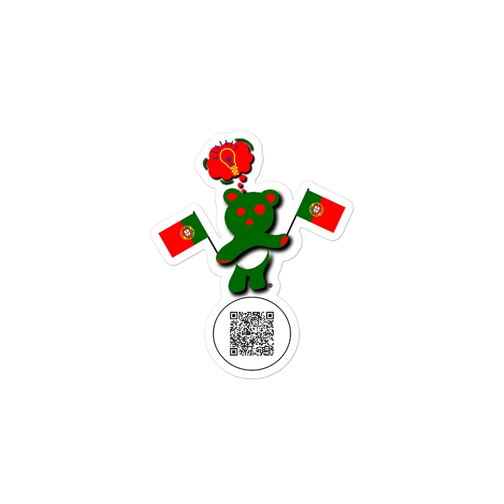 Portugal — Country Bear Sticker | BehrBrained Media product image (2)