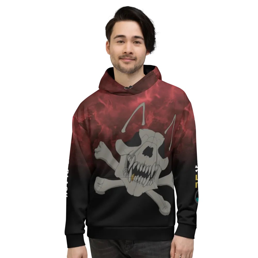 Mongrel Squad Straight Outta Klescher Red/Black Hoodie product image (2)