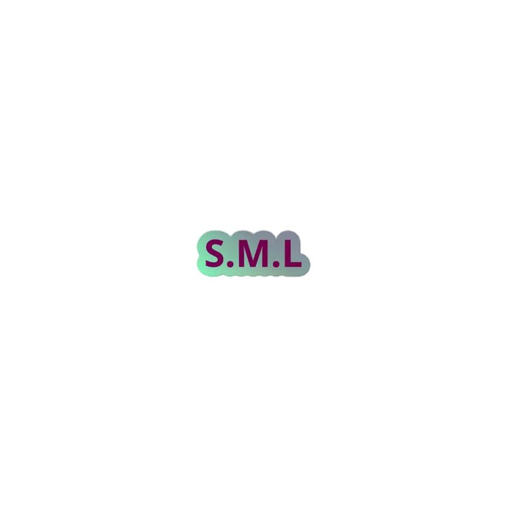 S.M.L Sticker product image (1)