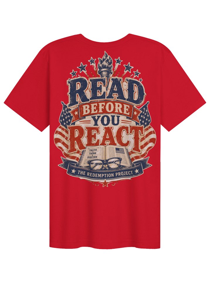 Read Before You React T-Shirt product image (42)