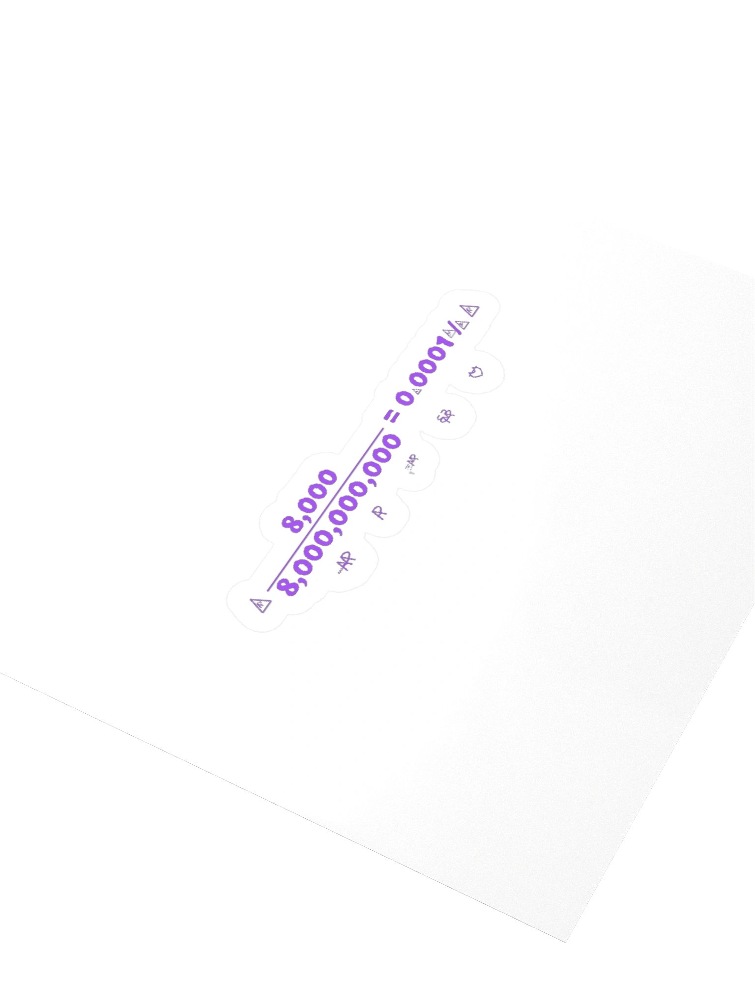 THE EQUATION — Sticker product image (12)