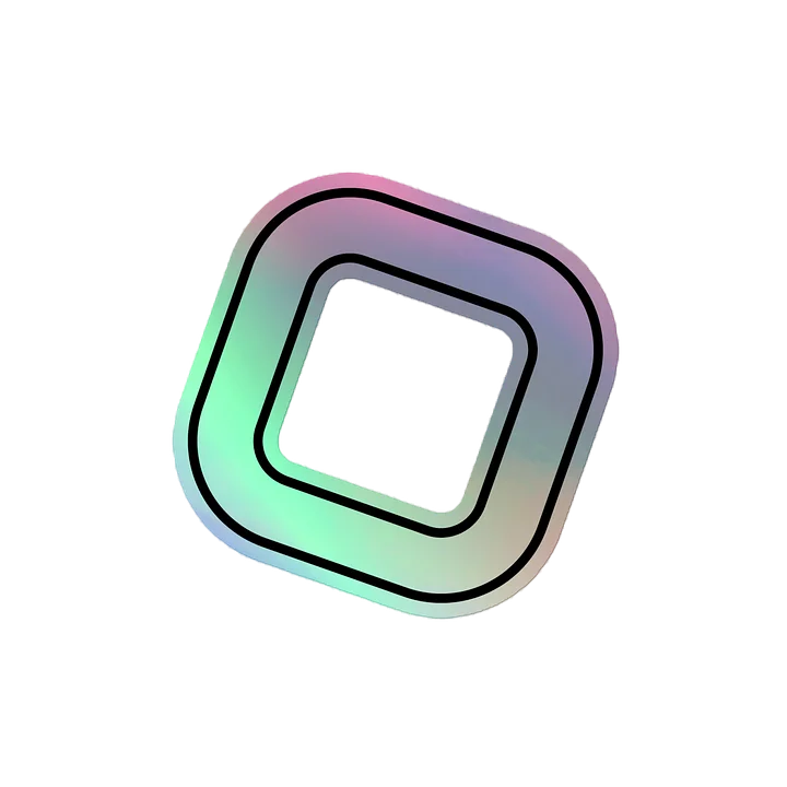 Squircle Sticker (Holo) product image (2)