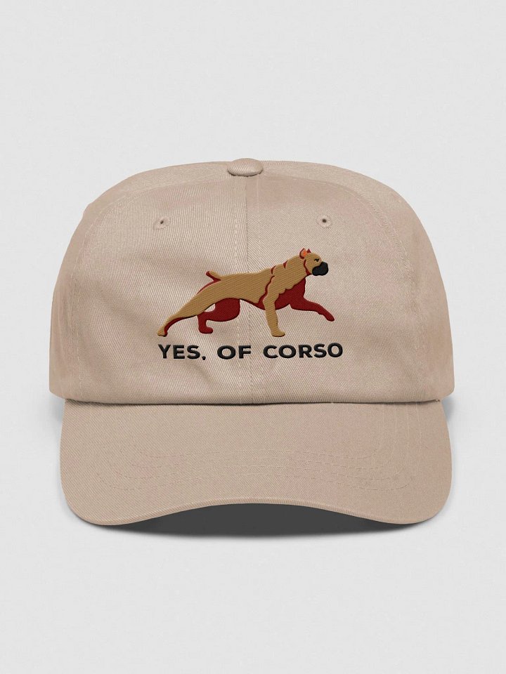 Yes, Of Corso Classic Dad Hat(Embroidered) of a Cane Corso(Tan) product image (25)