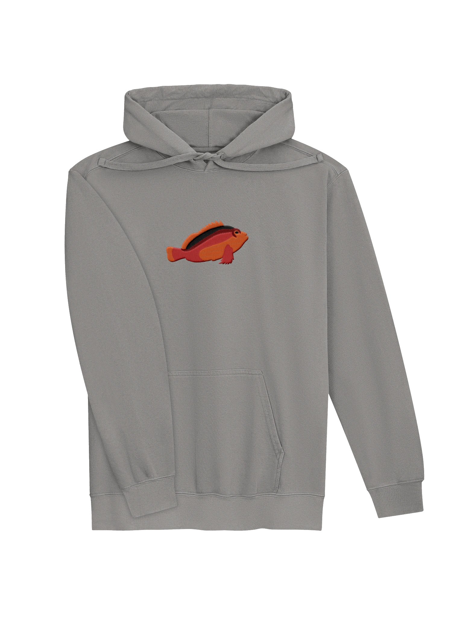 Flame Hawkfish Embroidered Hoodie | Saltwater Reef Aquarium Fish & Ocean Lover Apparel product image (15)