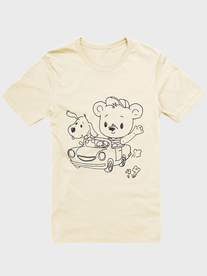 Whimsical Road Trip Bear & dog T-Shirt product image (2)