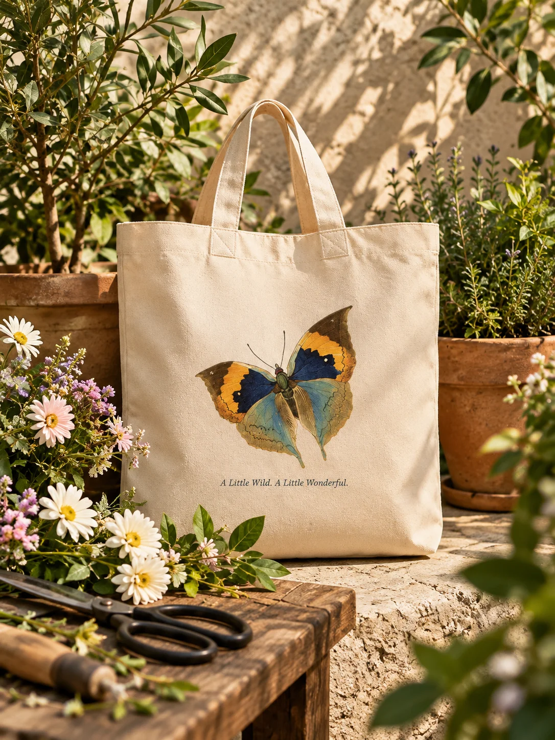 A Little Wild - Butterfly Tote Bag | Nature-Inspired Everyday Bag product image (3)