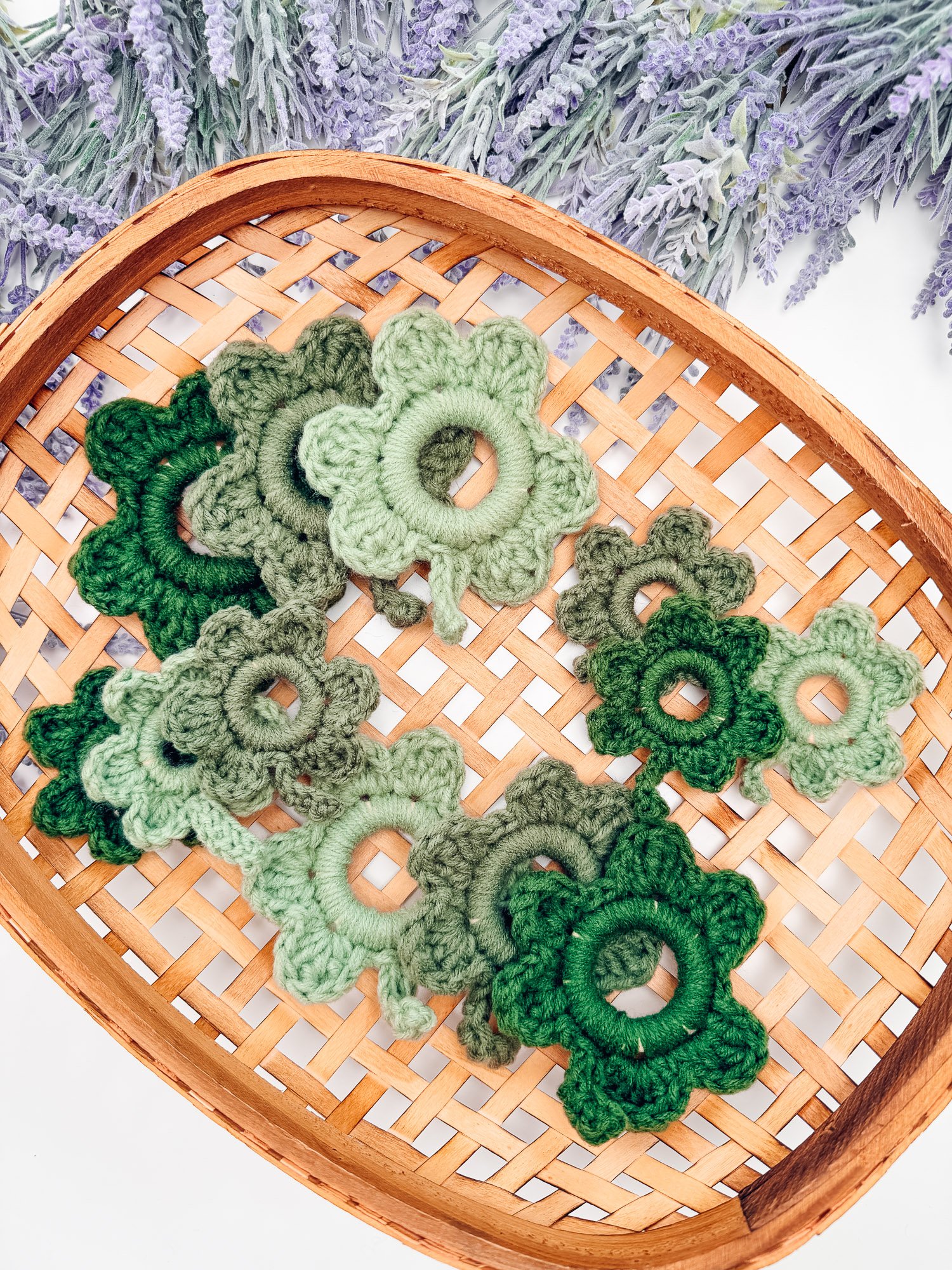 Lucky Shamrock Crochet Garland product image (5)