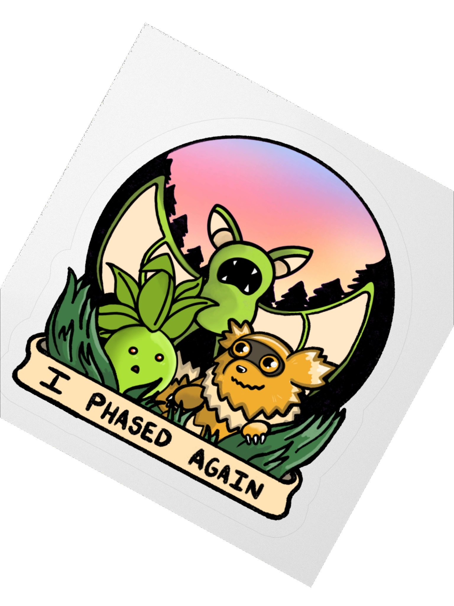 I Phased Again Sticker product image (2)