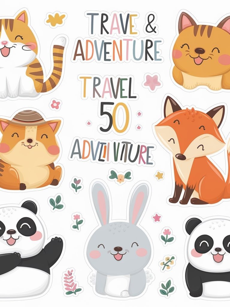 Ultimate Sticker Bundle: 25 Unique Categories for Every Mood & Interest product image (2)